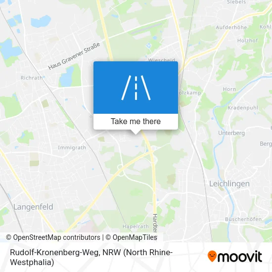 Rudolf-Kronenberg-Weg map