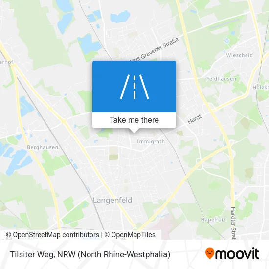 Карта Tilsiter Weg