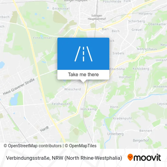 Карта Verbindungsstraße