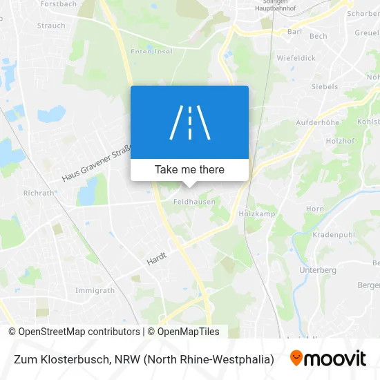 Zum Klosterbusch map