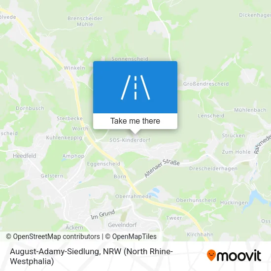 Карта August-Adamy-Siedlung