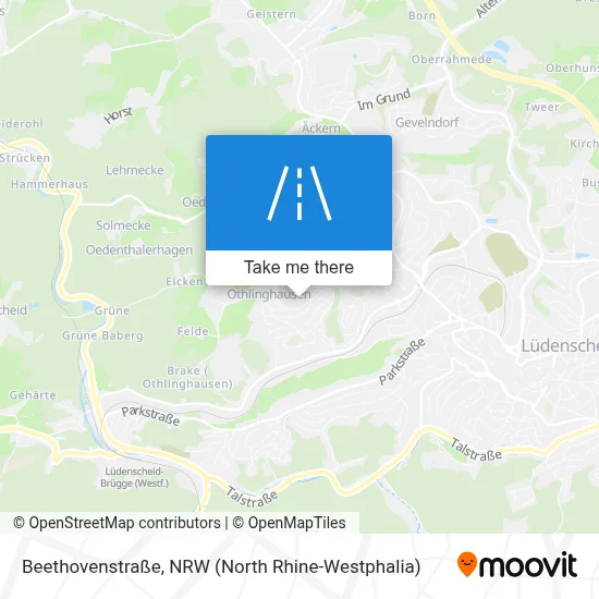 Beethovenstraße map