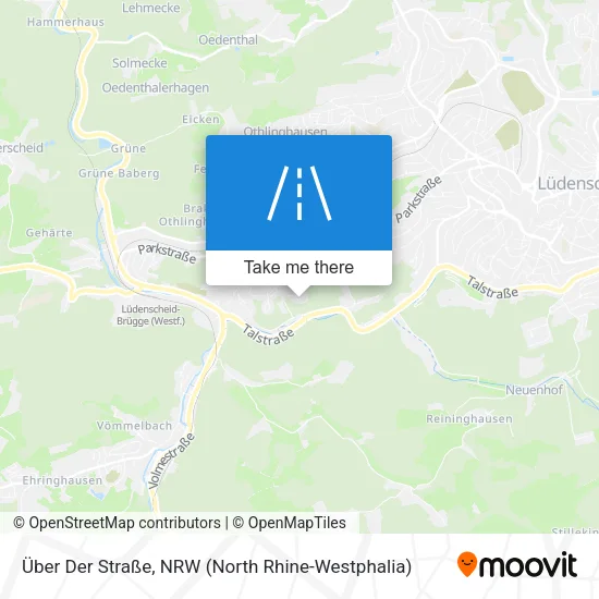 Карта Über Der Straße