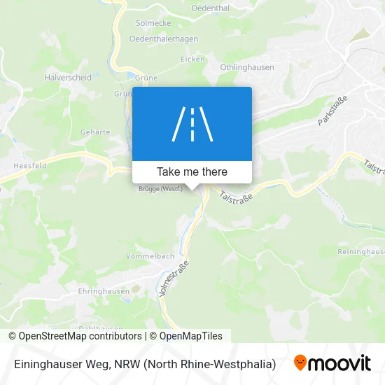 Карта Eininghauser Weg