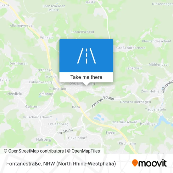 Fontanestraße map