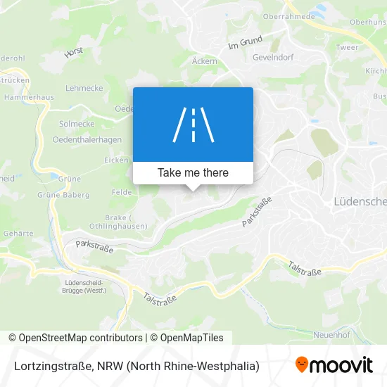 Карта Lortzingstraße