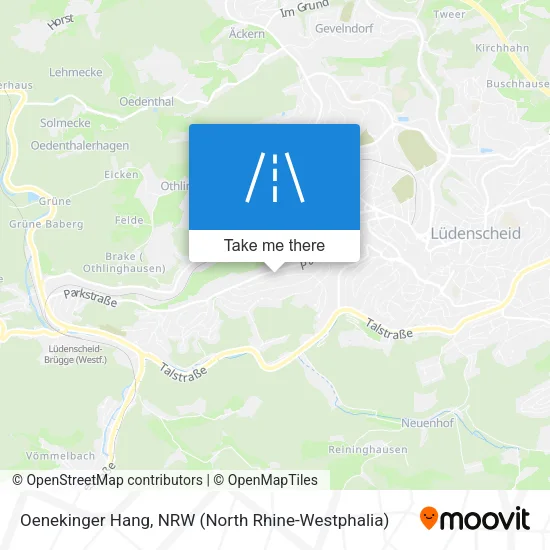 Карта Oenekinger Hang
