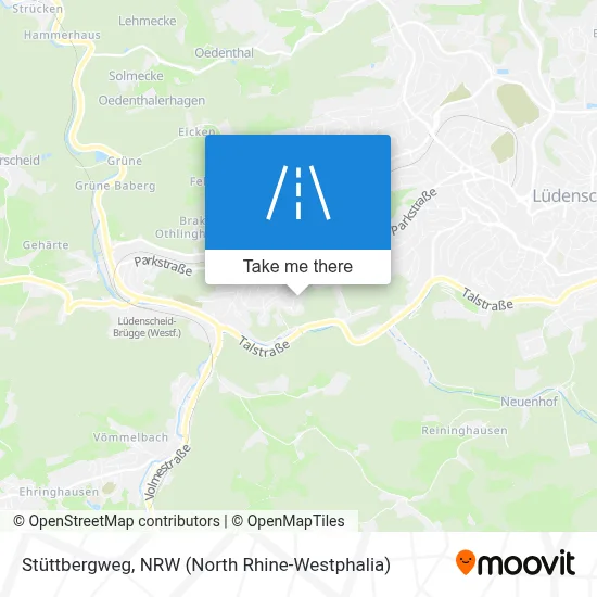 Stüttbergweg map