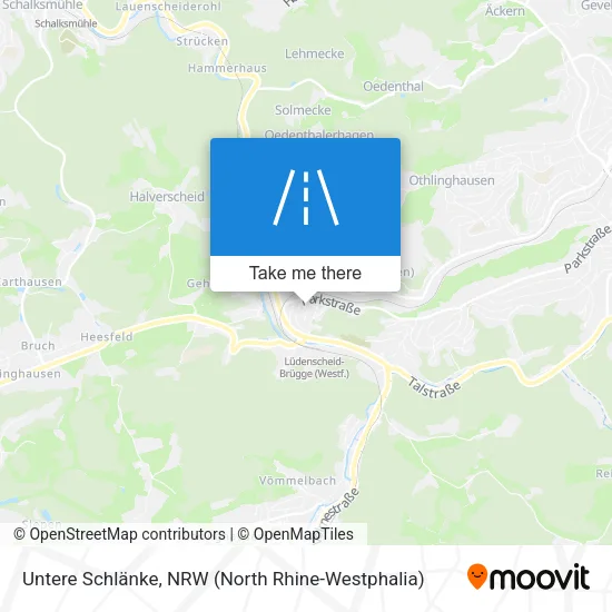 Карта Untere Schlänke