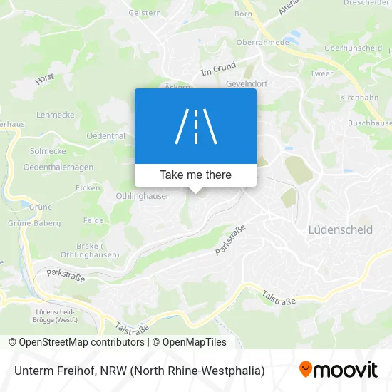 Карта Unterm Freihof