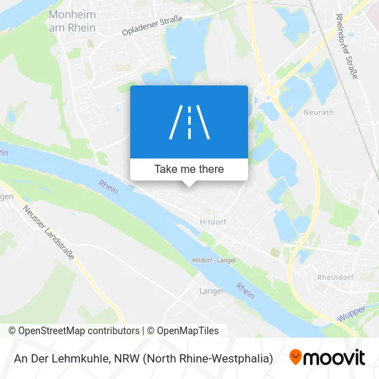 An Der Lehmkuhle map