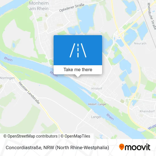 Карта Concordiastraße