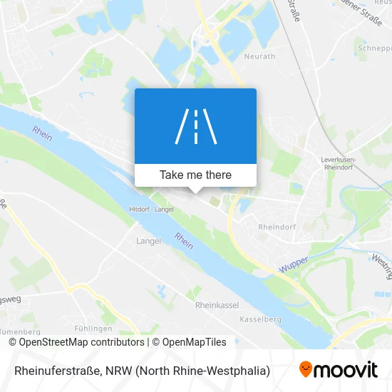 Rheinuferstraße map