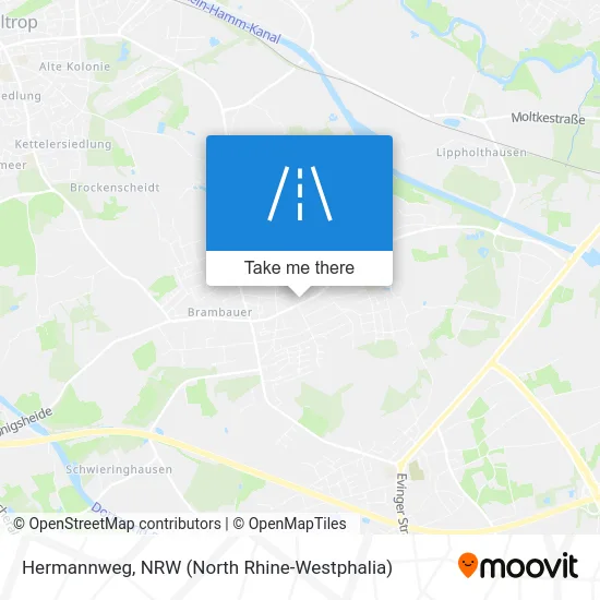 Hermannweg map