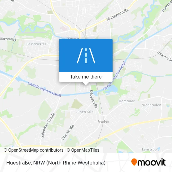 Huestraße map