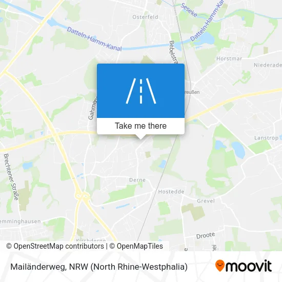 Карта Mailänderweg