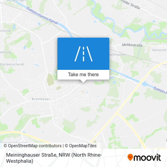 Meininghauser Straße map