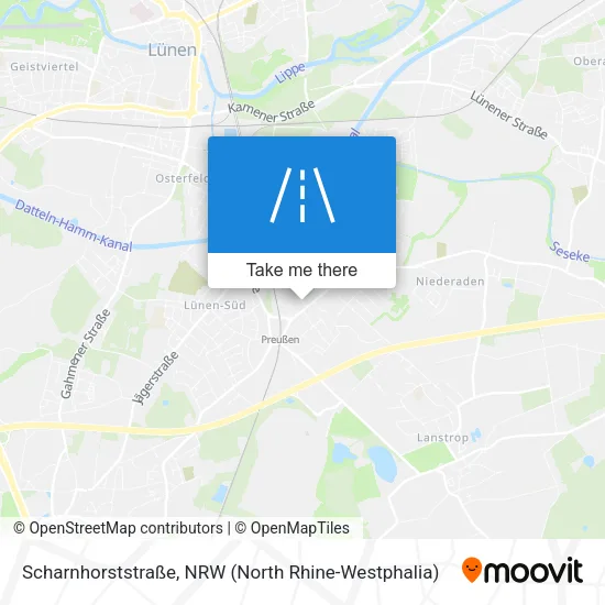 Карта Scharnhorststraße