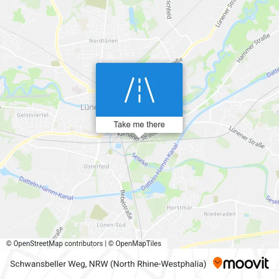 Карта Schwansbeller Weg