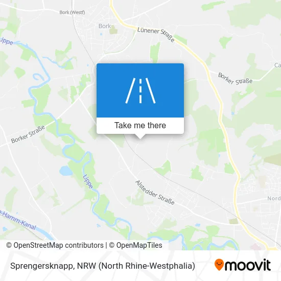 Карта Sprengersknapp