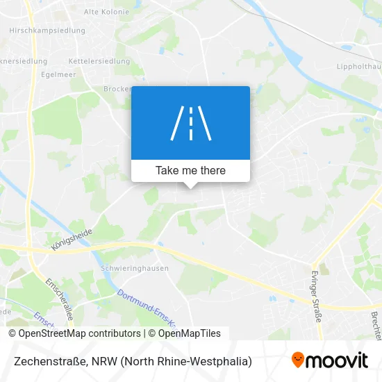 Карта Zechenstraße