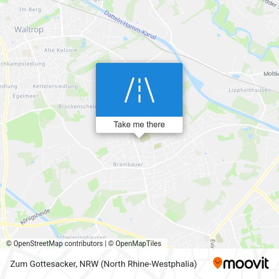 Карта Zum Gottesacker
