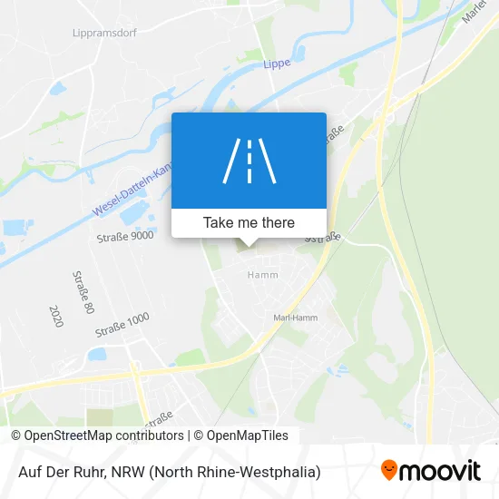 Карта Auf Der Ruhr