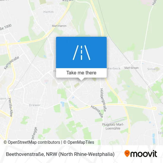 Beethovenstraße map