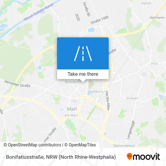 Bonifatiusstraße map