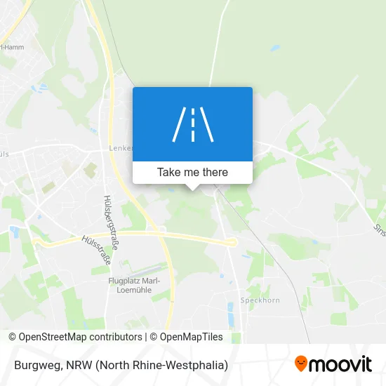 Burgweg map