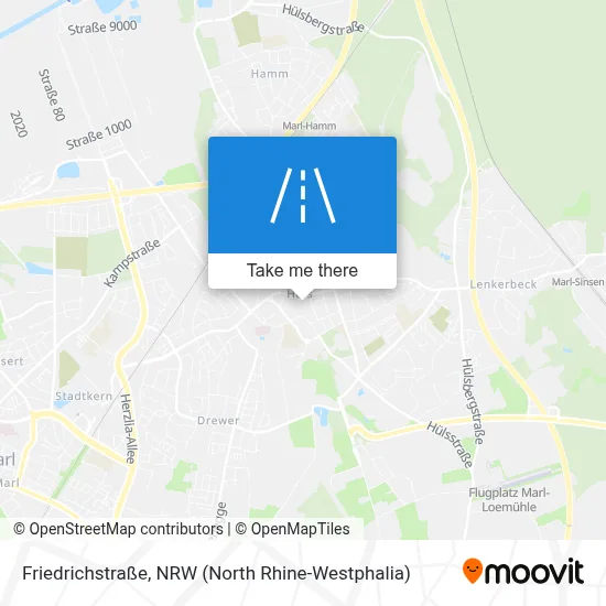 Friedrichstraße map