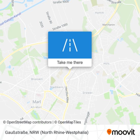 Gaußstraße map