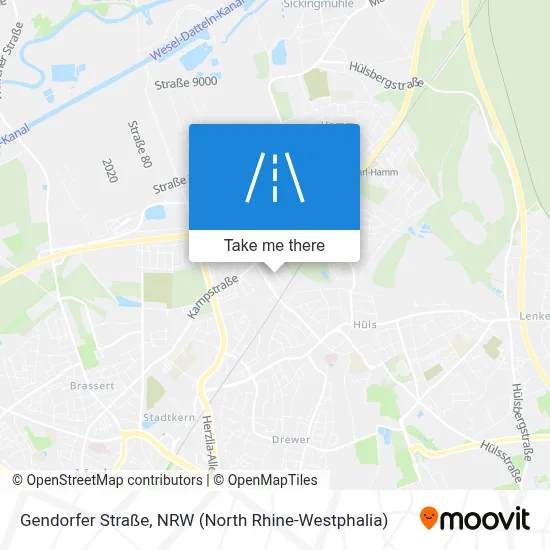 Gendorfer Straße map