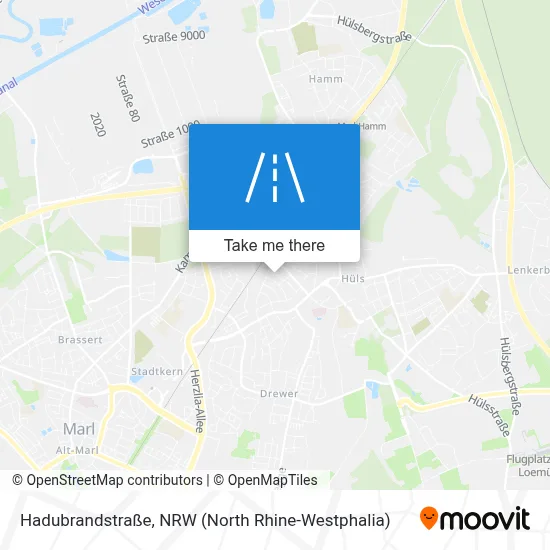 Hadubrandstraße map
