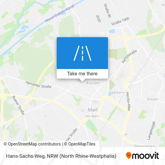Hans-Sachs-Weg map