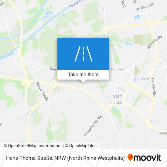 Hans-Thoma-Straße map