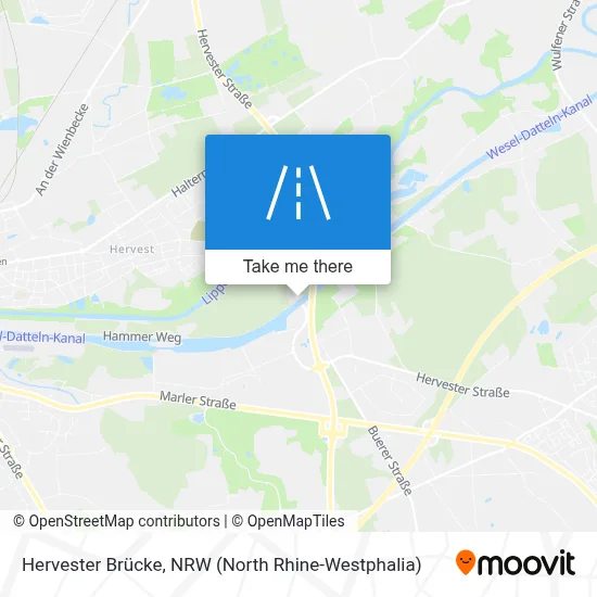 Hervester Brücke map