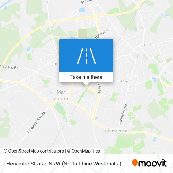 Hervester Straße map