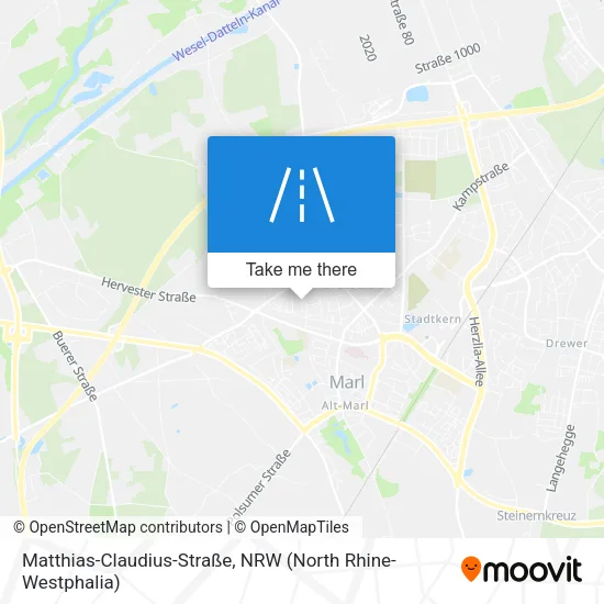 Карта Matthias-Claudius-Straße