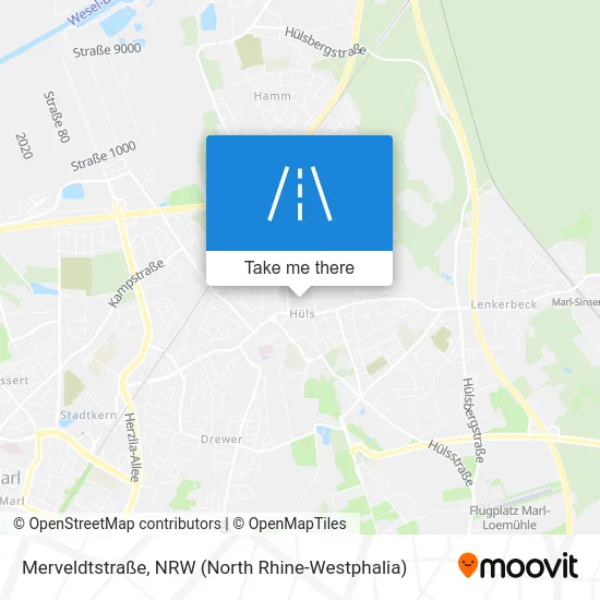 Карта Merveldtstraße
