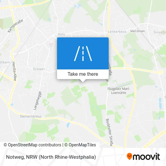 Карта Notweg
