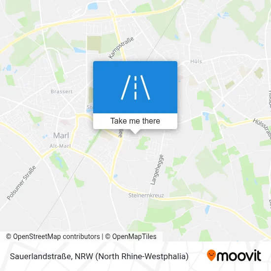 Sauerlandstraße map