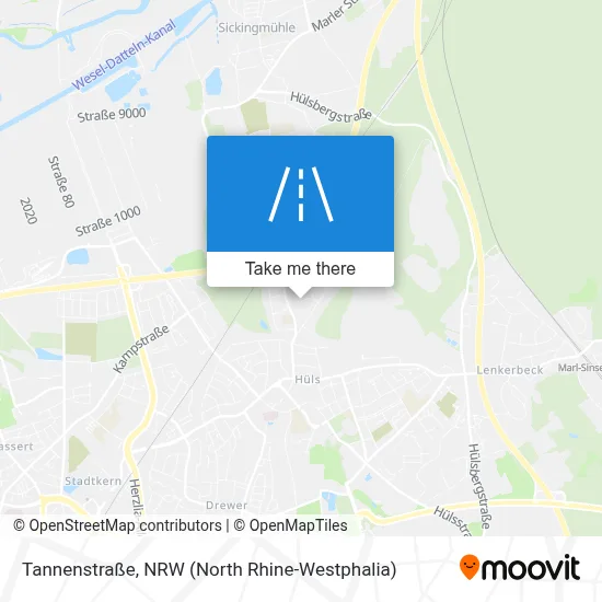 Tannenstraße map