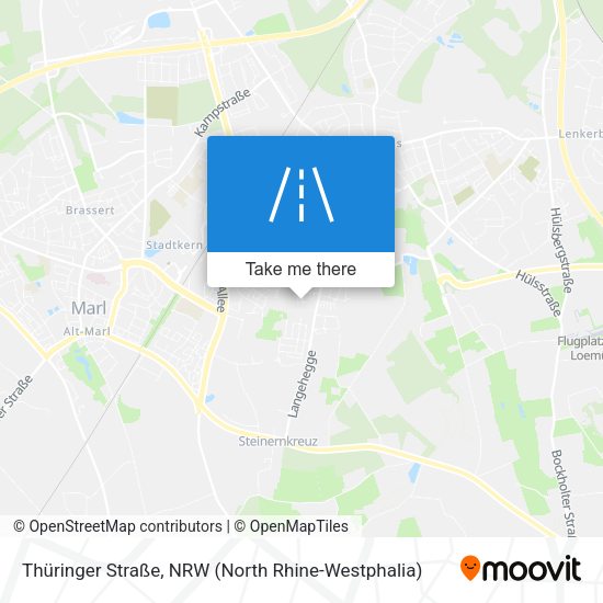 Thüringer Straße map