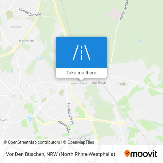 Карта Vor Den Büschen