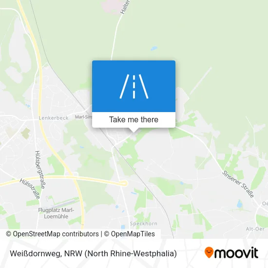 Карта Weißdornweg