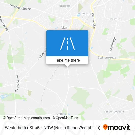Westerholter Straße map