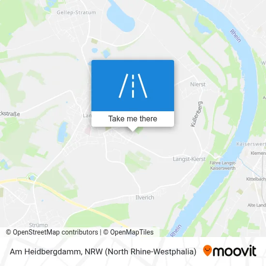 Am Heidbergdamm map