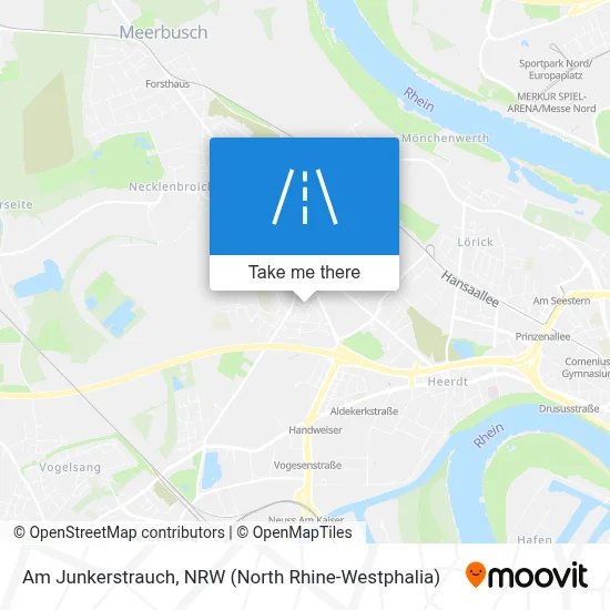 Am Junkerstrauch map