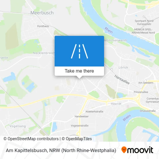 Am Kapittelsbusch map